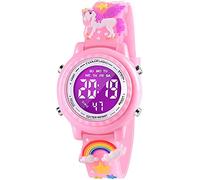 VAPCUFF Girls' Watch - Unicorn Design, Ages 4-10, Perfect for Birthdays & Xmas Gifts - Pink