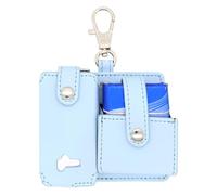 Vape Case, Pu Leather Carrying Pouch, Compact Storage Organizer, 3.94x3.35x1.18 Inches, Sleek Carabiner Attachment, Travel-Ready Minimalist Design, for Daily Commute Trips or Adult Use