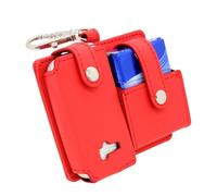 Vape Case, PU Leather Vape Storage Case, Portable Compact Storage With Carabiner For Men In Urban Environments, Daily Commuting, Hiking And Travel