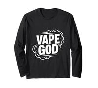 Vape God Cool Smoky Clouds Vape Lover Long Sleeve T-Shirt