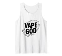 Vape God Cool Smoky Clouds Vape Lover Tank Top