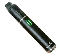 VapeMaster Skywalker Portable Herbal Vaporizer Dry Herb Vaporizer Pen - Temperature Control, Ceramic Chamber, Pure Clean Vapor - (Aluminum Black)