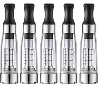 Vapesoon Ego New & Improved 5pcs/Pack CE4 Clear(Transparent),1.6ml Capacity Atomizer Compatible with All Ego/MT3/CE4/CE5/CE6 Battery and All The Standard 510 Thread Connector