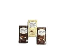 Vapewaves Rocher Bar Variety Bundle Milk Chocolate & Hazelnut Dark Chocolate 55% $ Hazelnut Milk Chocolate & Hazelnut Original(pack of 3)