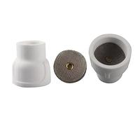 Vaphy #12 Ceramic (Twin Pack) White TIG Welding Cup