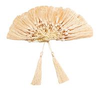 VAPKER 100 Pieces Peach Puff Color 13cm/5-Inch Silky Handmade Soft Tassels Floss Bookmark Tassels with 2-Inch Cord Loop for Jewelry Making, DIY Projects, Bookmarks
