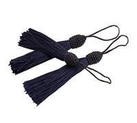 VAPKER Bookmark Tassels 20Pcs 15cm/6 Inch Deep Blue Tassels with Pineapple Head Sewing Tassels Silky Floss Mini Craft Tassels with Cord Loop for Keychain Earring Jewelry DIY Craft