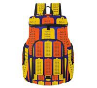 VAPOKF Basketball Backpack, Sport Bag with Ball and Shoe Compartment for Soccer Football Volleyball Swim Gym Travel, Math Multiplication Table