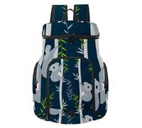 VAPOKF Basketball Backpack, Sport Bag with Ball and Shoe Compartment for Soccer Football Volleyball Swim Gym Travel, Koalas on Trees Cartoon Pattern