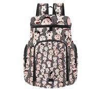 VAPOKF Basketball Backpack, Sport Bag with Ball and Shoe Compartment for Soccer Football Volleyball Swim Gym Travel, Boys Choir Illustration