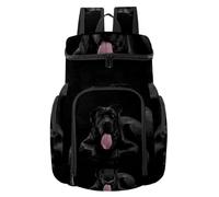 VAPOKF Basketball Backpack, Sport Bag with Ball and Shoe Compartment for Soccer Football Volleyball Swim Gym Travel, Cane Corso Italiano Black Dog Pattern
