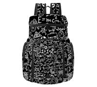 VAPOKF Basketball Backpack, Sport Bag with Ball and Shoe Compartment for Soccer Football Volleyball Swim Gym Travel, Math Blackborad