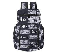 VAPOKF Basketball Backpack, Sport Bag with Ball and Shoe Compartment for Soccer Football Volleyball Swim Gym Travel, Phrases of Greetings Chalk on The Blackboard