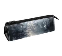 VAPOKF Bear in the Forest Triangle Pen Bag Pencil Case, Student Stationery Pouch for School Office Supplies