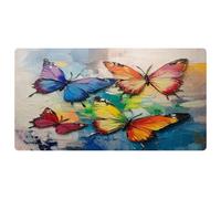 VAPOKF Butterfly Art Painting Kitchen Mat, Non Slip Washable Floor Rug, Absorbent Kitchen Mats Runner Rugs for Kitchen, Hallway, Laundry Room