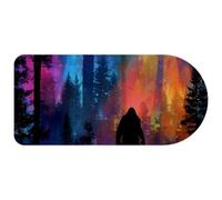 VAPOKF Chimpanzee spaceship Mouse Pad, 74×35 cm Mouse Mat, Gaming Mousepad, Desk Mat with Rubber Base, Desk Pad Laptop for Office and Home