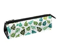 VAPOKF Colored Leaves Triangle Pen Bag Pencil Case, Student Stationery Pouch for School Office Supplies
