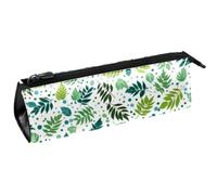 VAPOKF Colored Leaves Triangle Pen Bag Pencil Case, Student Stationery Pouch for School Office Supplies