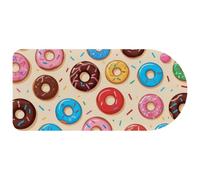 VAPOKF Colorful Donuts Mouse Mat Office Mousepad 74×35 cm, Non-Slip Rubber Base, Wear-Resistant, Washable, Smooth to Use, Scratch Free, Durable