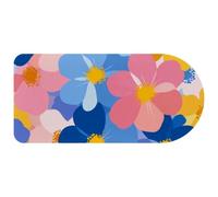 VAPOKF Colorful Flowers Mouse Pad | Desk Mat/Gaming Mouse Pad | Improved Precision and Speed | Rubber Base for Stable Grip on Smooth Surfaces | 74×35 cm