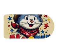 VAPOKF Cowboy Cats Mouse Pad | Desk Mat/Gaming Mouse Pad | Improved Precision and Speed | Rubber Base for Stable Grip on Smooth Surfaces | 74×35 cm