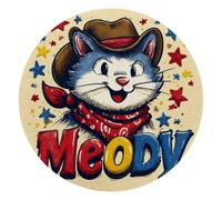 VAPOKF Cowboy Cats Mouse Pad | Desk Mat/Gaming Rectangle Mouse Pad | Improved Precision and Speed | Rubber Base for Stable Grip on Smooth Surfaces | 25 cm