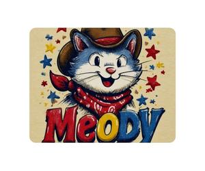 VAPOKF Cowboy Cats Mouse Pad | Desk Mat/Gaming Rectangle Mouse Pad | Improved Precision and Speed | Rubber Base for Stable Grip on Smooth Surfaces | Table pad