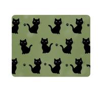 VAPOKF Cute Cats Mouse Pad for Desk - Gaming Mouse Pad with Non-Slip Base Stitched Edges, Rectangle Desk Mat for Keyboard and Mouse