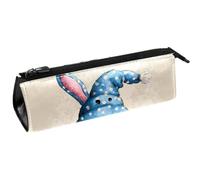 VAPOKF Cute Easter Elf Triangle Pen Bag Pencil Case, Student Stationery Pouch for School Office Supplies