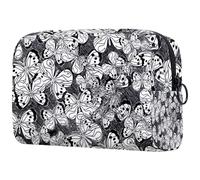 VAPOKF Drawing Sketch Pencil Outline Cosmetic Bag for Women, Travel Toiletries Bags Large Makeup Handy Pouch Organizer Bag with Zipper