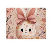 VAPOKF Easter Egg Bunny Mouse Pad | Desk Mat/Gaming Rectangle Mouse Pad | Improved Precision and Speed | Rubber Base for Stable Grip on Smooth Surfaces | Table pad