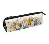 VAPOKF Easter Elves Triangle Pen Bag Pencil Case, Student Stationery Pouch for School Office Supplies