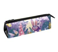 VAPOKF Easter Elves Triangle Pen Bag Pencil Case, Student Stationery Pouch for School Office Supplies