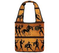 VAPOKF Egyptian Culture Canvas Tote Bags, Women's Shoulder Handbags, Large Reusable Carry Bag Shoulder Bag for School Work Office Travel Shopping Casual