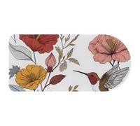 VAPOKF Flowers and Birds Mouse Pad | Desk Mat/Gaming Mouse Pad | Improved Precision and Speed | Rubber Base for Stable Grip on Smooth Surfaces | 74×35 cm
