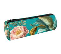 VAPOKF Flowers Monkey Tropical Leaf Pen Pencil Case Coin Purse Cosmetic Makeup Bag for Student Stationery School Office Storage