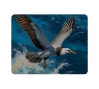 VAPOKF Flying Seagull Mouse Pad for Desk - Gaming Mouse Pad with Non-Slip Base Stitched Edges, Rectangle Desk Mat for Keyboard and Mouse
