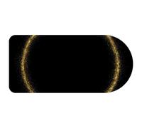 VAPOKF Golden Ring Mouse Mat Office Mousepad 74×35 cm, Non-Slip Rubber Base, Wear-Resistant, Washable, Smooth to Use, Scratch Free, Durable