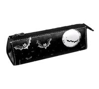 VAPOKF Halloween Ghost Tomb Pen Bag Stationery Pouch Pencil Bag Cosmetic Pouch Bag Compact Zipper Bag