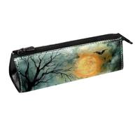 VAPOKF Halloween Tomb Pumpkin Pen Bag Stationery Pouch Pencil Bag Cosmetic Pouch Bag Compact Zipper Bag