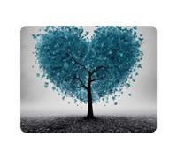 VAPOKF Heart Shaped Trees Mouse Pad | Desk Mat/Gaming Rectangle Mouse Pad | Improved Precision and Speed | Rubber Base for Stable Grip on Smooth Surfaces | Table pad