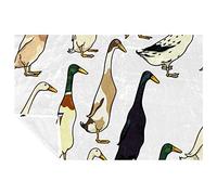 VAPOKF Indian Runner Ducks Farm Animal Prints Soft Warm Cozy Blanket Throw for Bed Couch Sofa Picnic Camping Beach, 150 * 200cm
