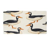 VAPOKF Indian Runner Ducks Kitchen Mat, Non Slip Washable Floor Rug, Absorbent Kitchen Mats Runner Rugs for Kitchen, Hallway, Laundry Room
