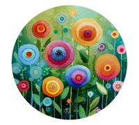 VAPOKF Little Flower Mouse Pad | Desk Mat/Gaming Rectangle Mouse Pad | Improved Precision and Speed | Rubber Base for Stable Grip on Smooth Surfaces | 25 cm