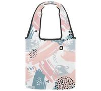 VAPOKF Memphis Style Printing Canvas Tote Bags, Women's Shoulder Handbags, Large Reusable Carry Bag Shoulder Bag for School Work Office Travel Shopping Casual