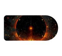 VAPOKF Mystical Space Mouse Mat Office Mousepad 74×35 cm, Non-Slip Rubber Base, Wear-Resistant, Washable, Smooth to Use, Scratch Free, Durable