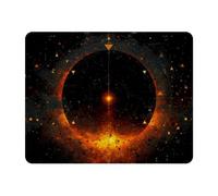 VAPOKF Mystical Space Mouse Mat Office Rectangle Mousepad 28 x 22 cm, Non-Slip Rubber Base, Wear-Resistant, Washable, Smooth to Use, Scratch Free, Durable