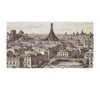 VAPOKF Paris City Topview Kitchen Mat, Non Slip Washable Floor Rug, Absorbent Kitchen Mats Runner Rugs for Kitchen, Hallway, Laundry Room