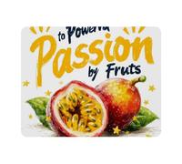 VAPOKF Passion Fruit Mouse Pad | Desk Mat/Gaming Rectangle Mouse Pad | Improved Precision and Speed | Rubber Base for Stable Grip on Smooth Surfaces | Table pad