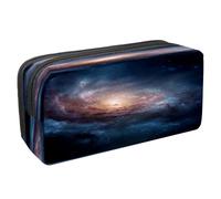 VAPOKF Pen Bag Pencil Case, Student Stationery Pouch for Teen Boys Girls, School Office Supplies - Spiral Nebular Galaxy